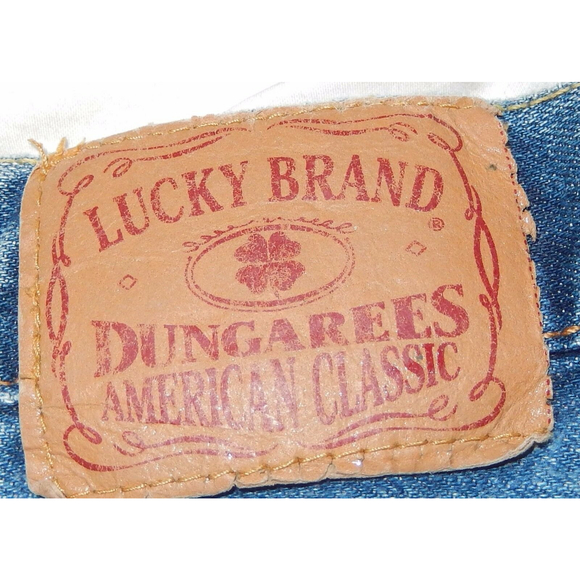 Lucky Brand Dungarees Size 8/29 Easy Rider Crop Denim Pants (31 x 22) - Picture 4 of 6